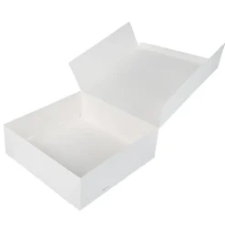 Taartdoos 25x25x8cm. Wit 3st