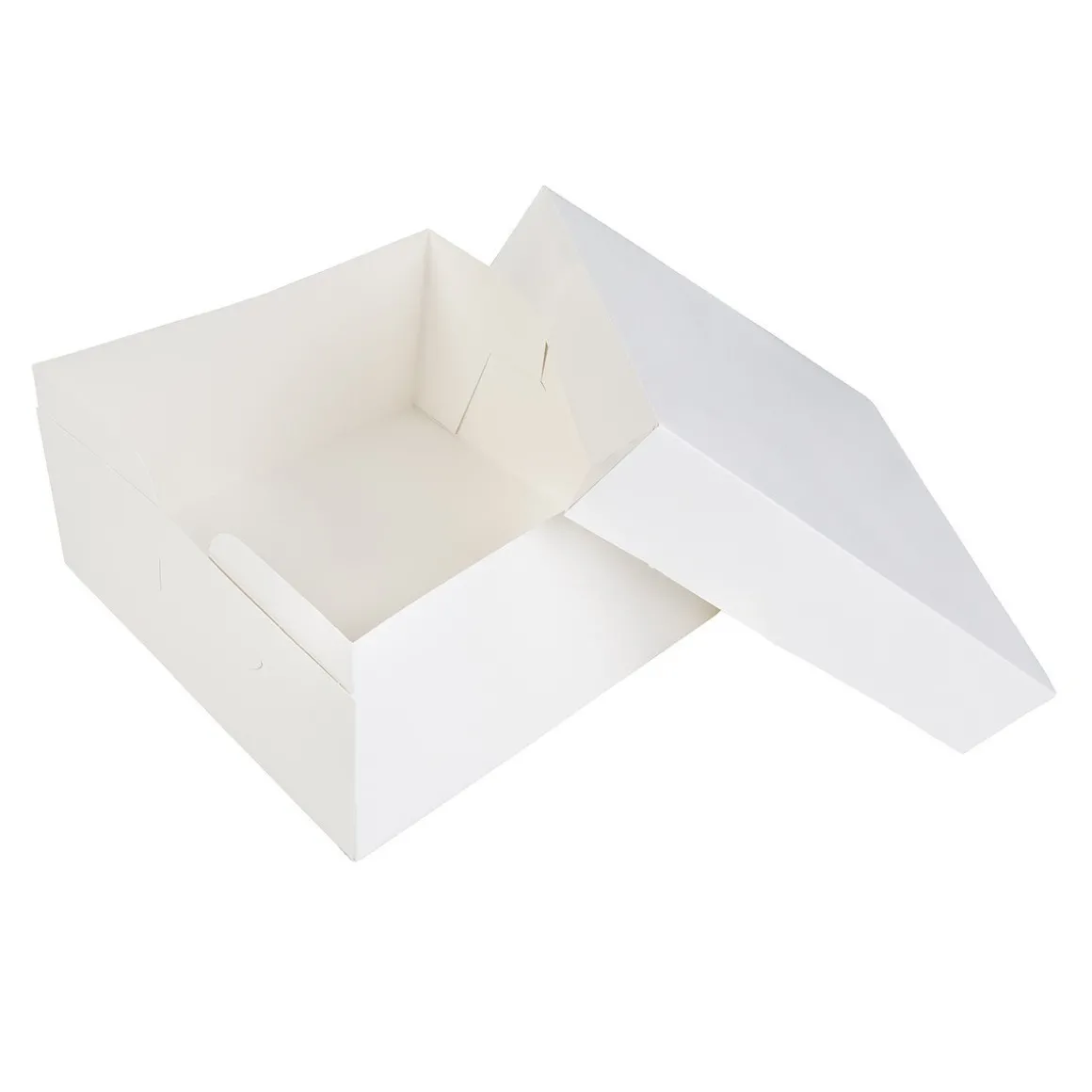 Taartdoos 30x30x15cm. Wit 50st