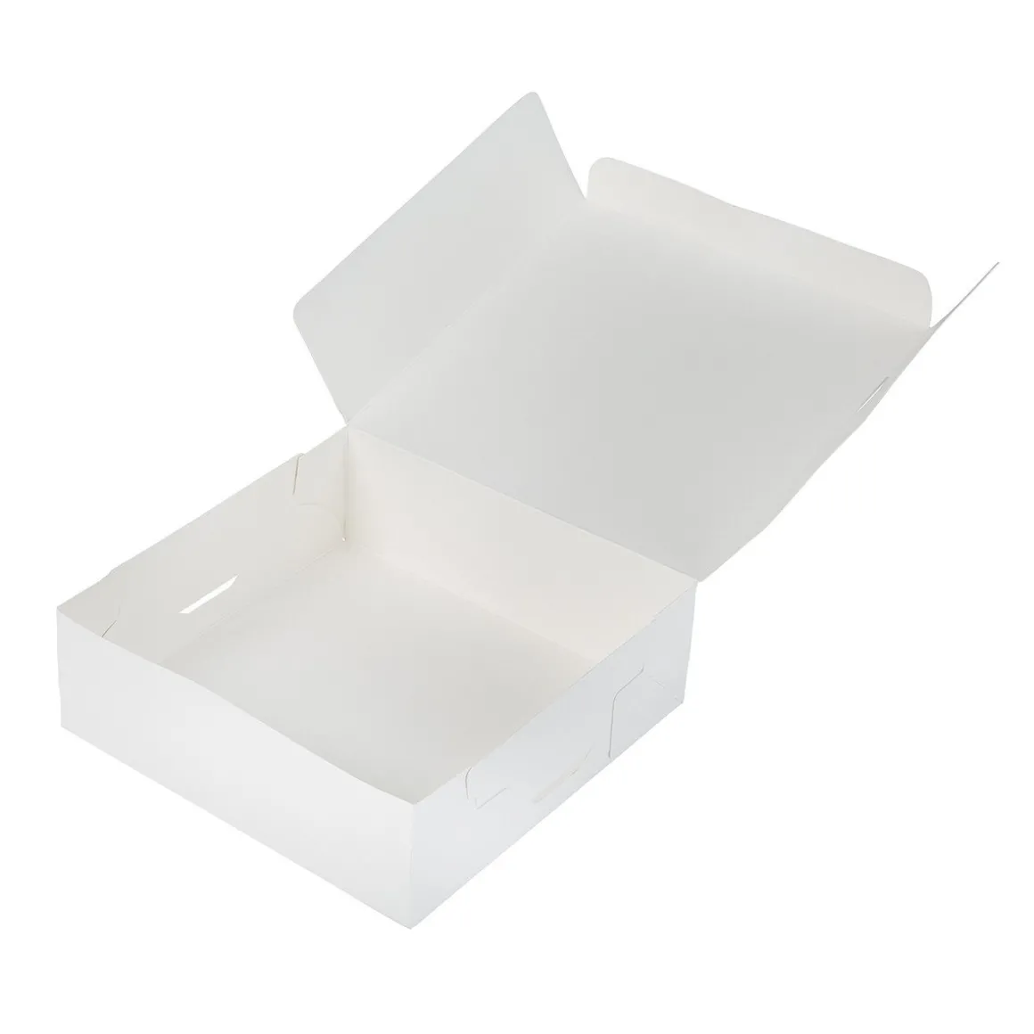 Taartdoos 15x15x5cm. Wit 3st