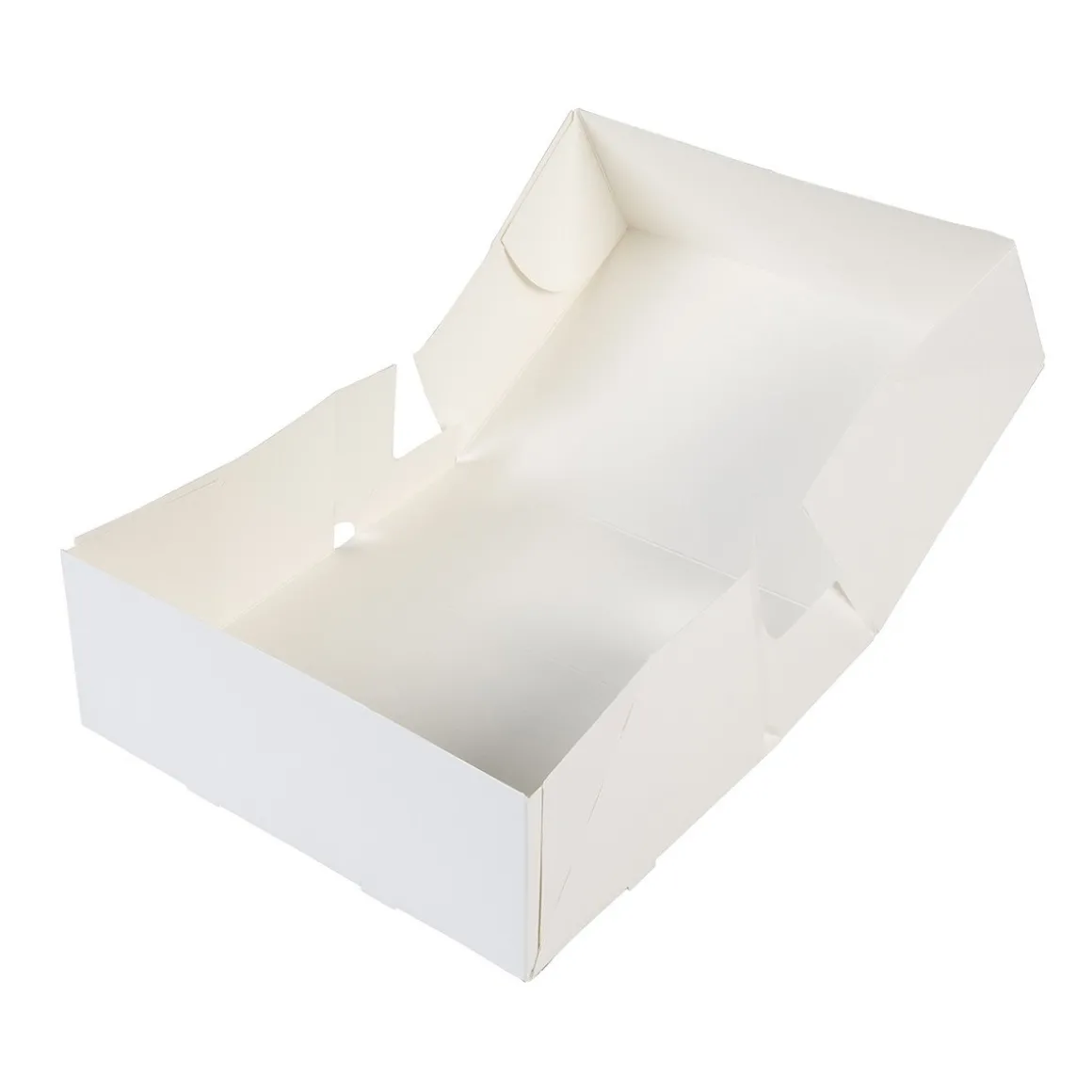 Taartdoos 21x14x8cm. Wit 50st