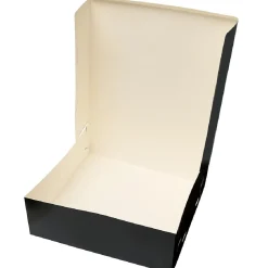 Taartdoos 30x30x10cm. Zwart 50st