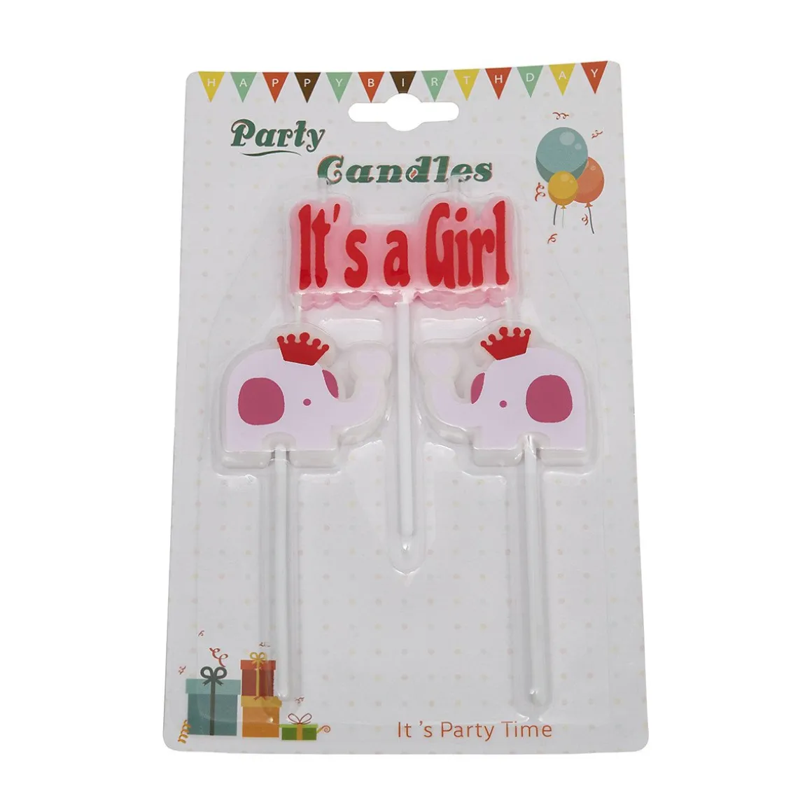 Taartkaarsjes Geboorte It's a Girl**