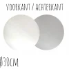 Taartonderzetter Wit / Zilver Ø30cm 10st.
