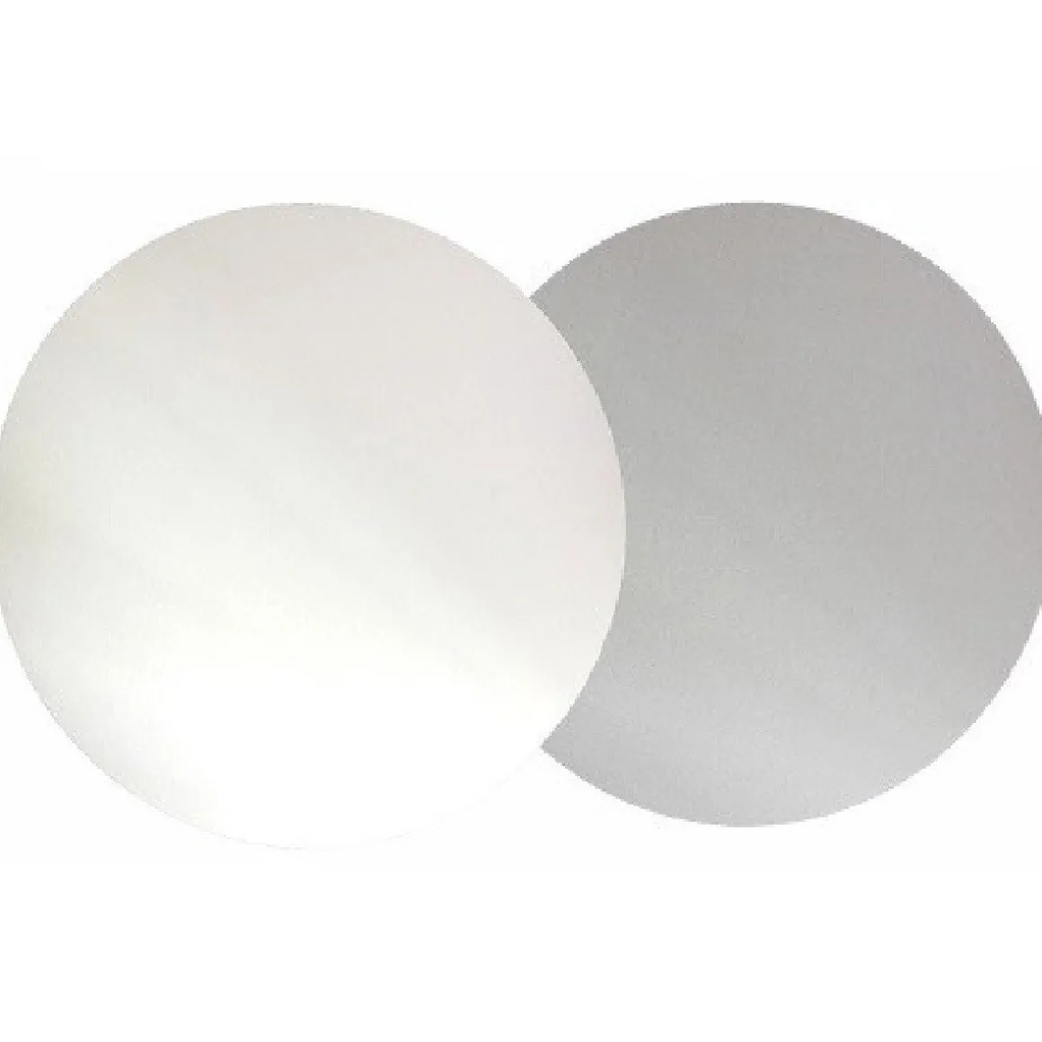 Taartonderzetter Wit / Zilver Ø24cm 10st.