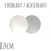 Taartonderzetter Wit / Zilver Ø24cm 100st.
