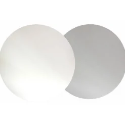 Taartonderzetter Wit / Zilver Ø24cm 100st.