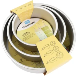 Taartpan PME Rond 7,5cm(h) Set/3