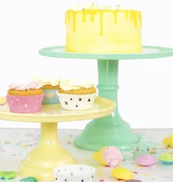 Taartplateau Mint Groen Melamine Ø30x20cm