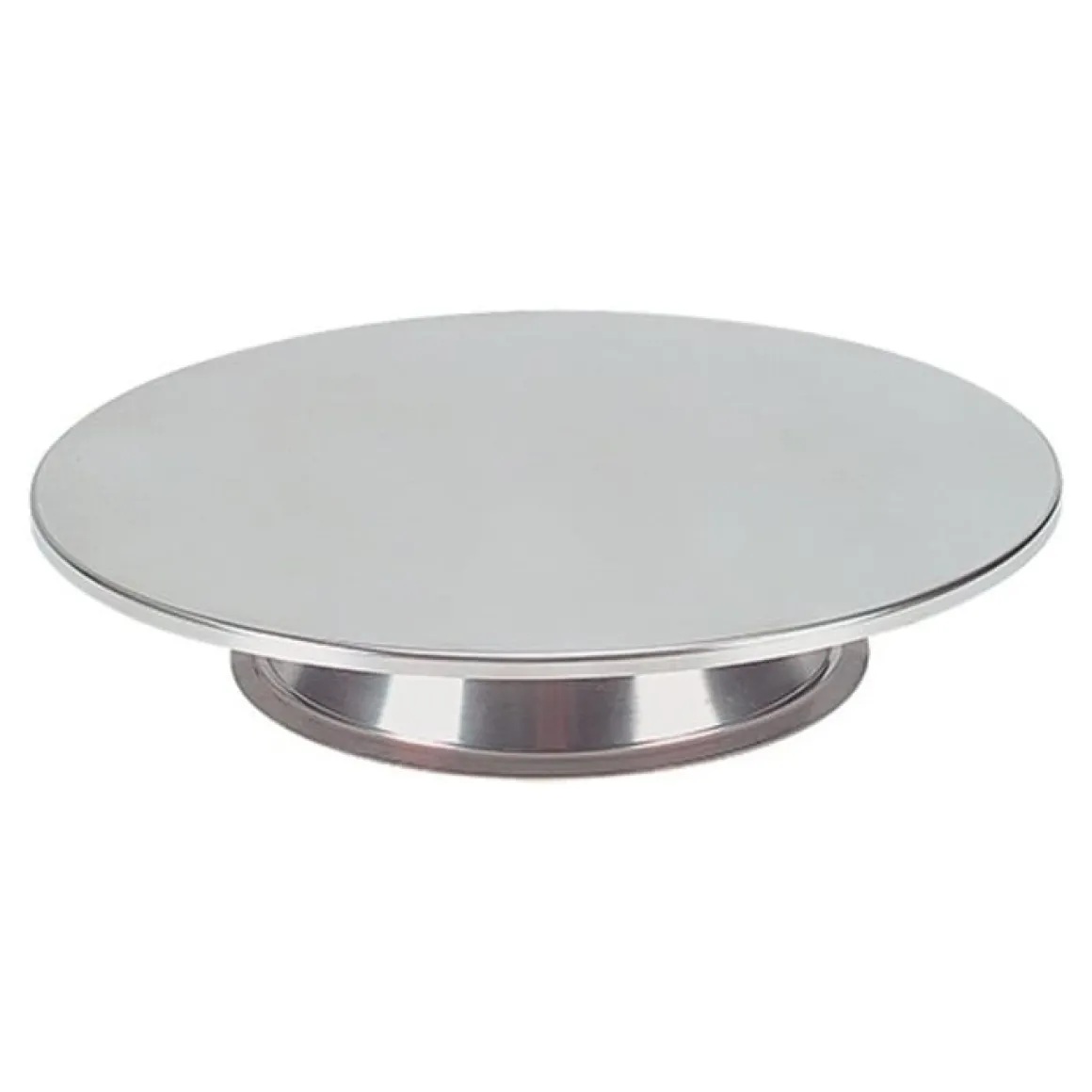 Taartplateau RVS Ø30x6cm