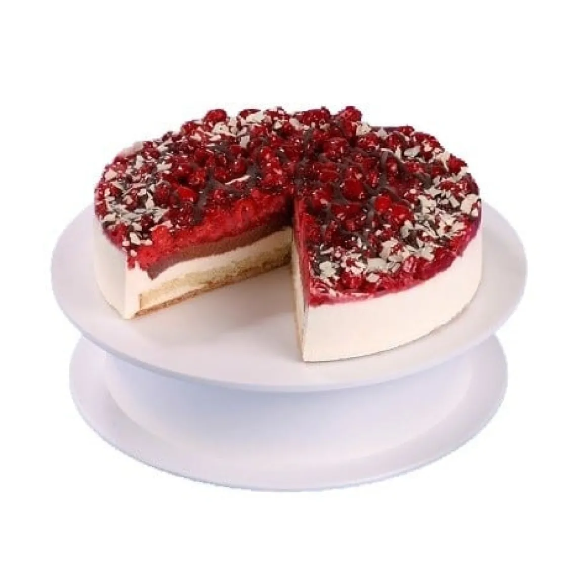 Taartplateau Wit Draaibaar Ø31,5x8,5cm