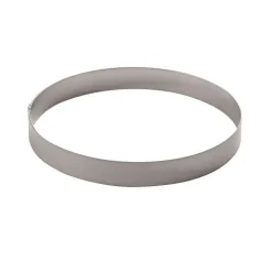 Taartring RVS Ø16 x 2 cm**