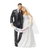Taarttopper Bruidspaar Just Married Polystone 13,5cm