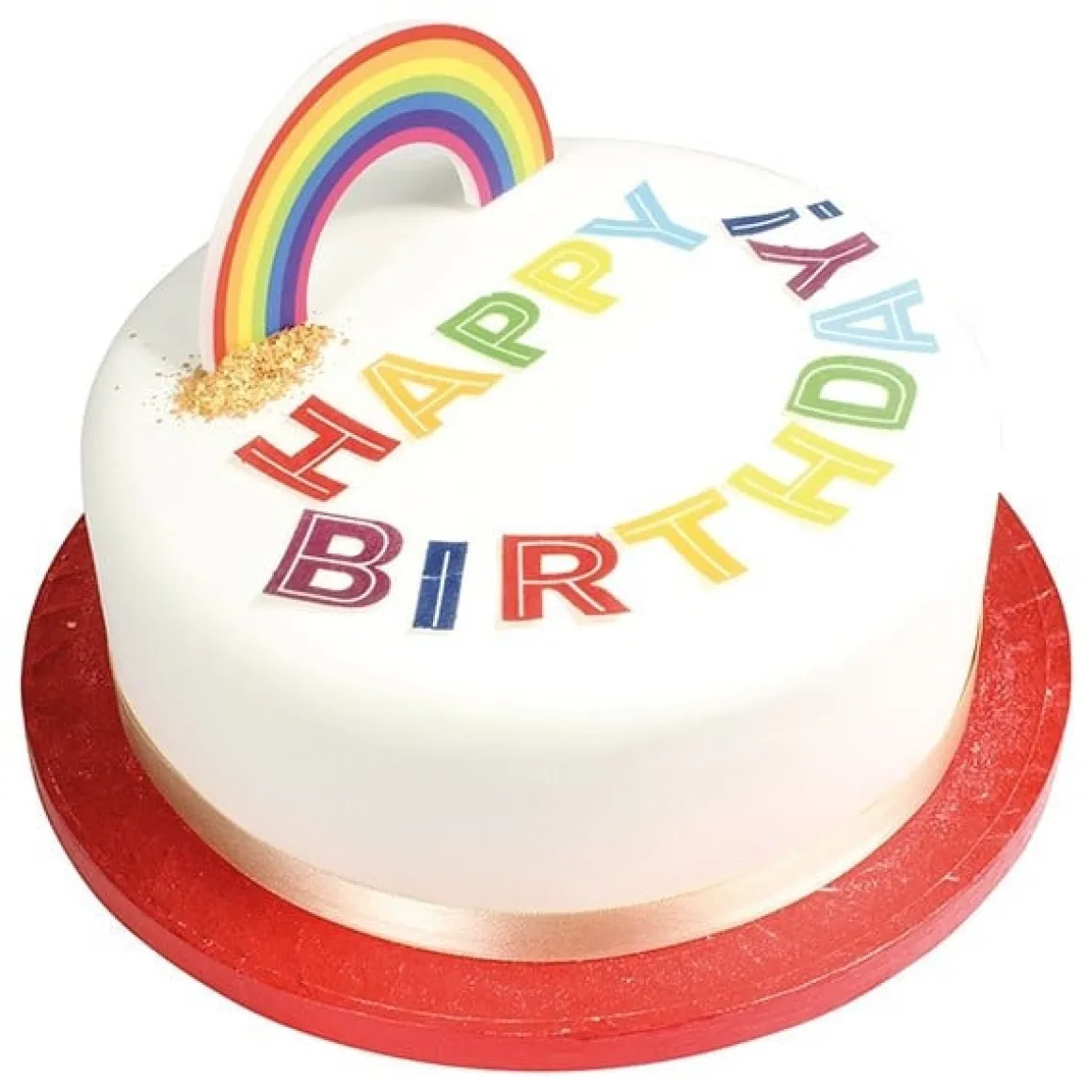 Taarttopper Regenboog 114mm