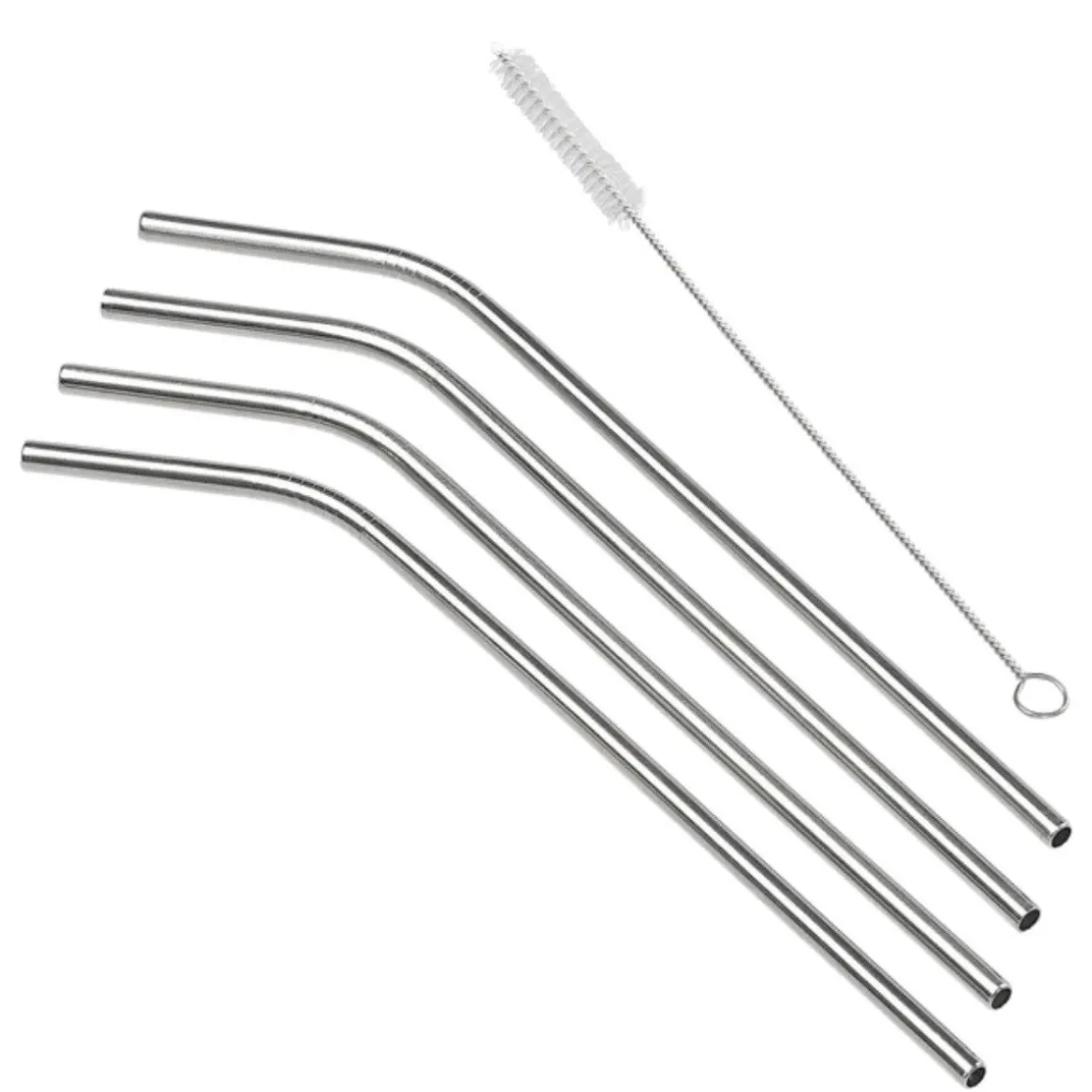 Tala Rietjes RVS met Borstel Set/4