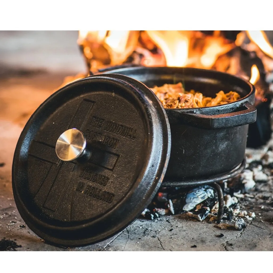 The Windmill BBQ Pan Gietijzer Ø20cm (2,1L)