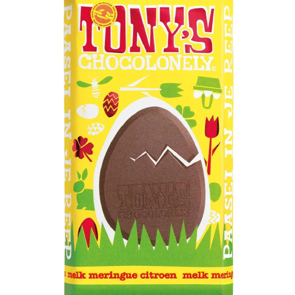 Tony's Chocolonely Paasreep Melk / Meringue / Citroen 180g