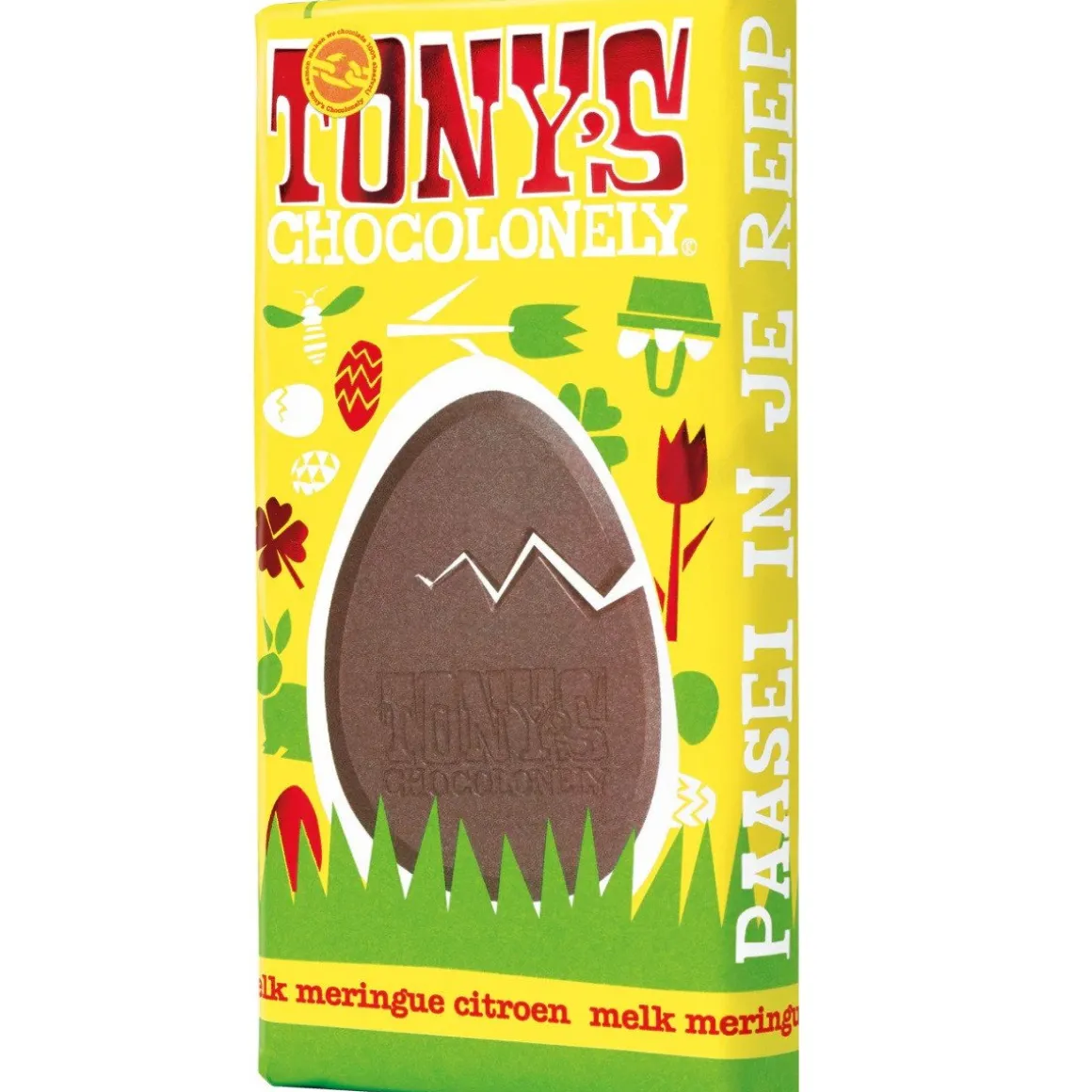 Tony's Chocolonely Paasreep Melk / Meringue / Citroen 180g