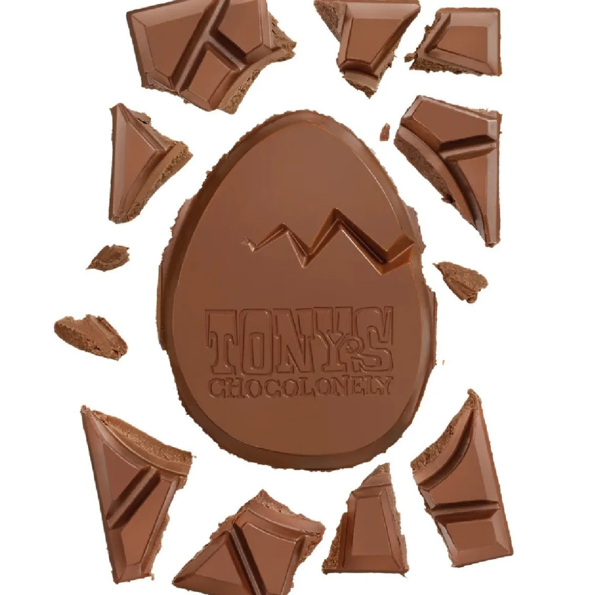 Tony's Chocolonely Paasreep Melk / Meringue / Citroen 180g