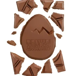 Tony's Chocolonely Paasreep Melk / Spijs / Nootjes 180g