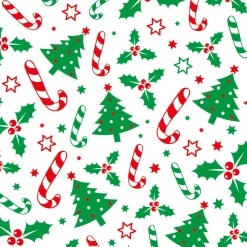 Traktatiezakjes Kerstmis 12,5x3x24(h) cm 20 stuks