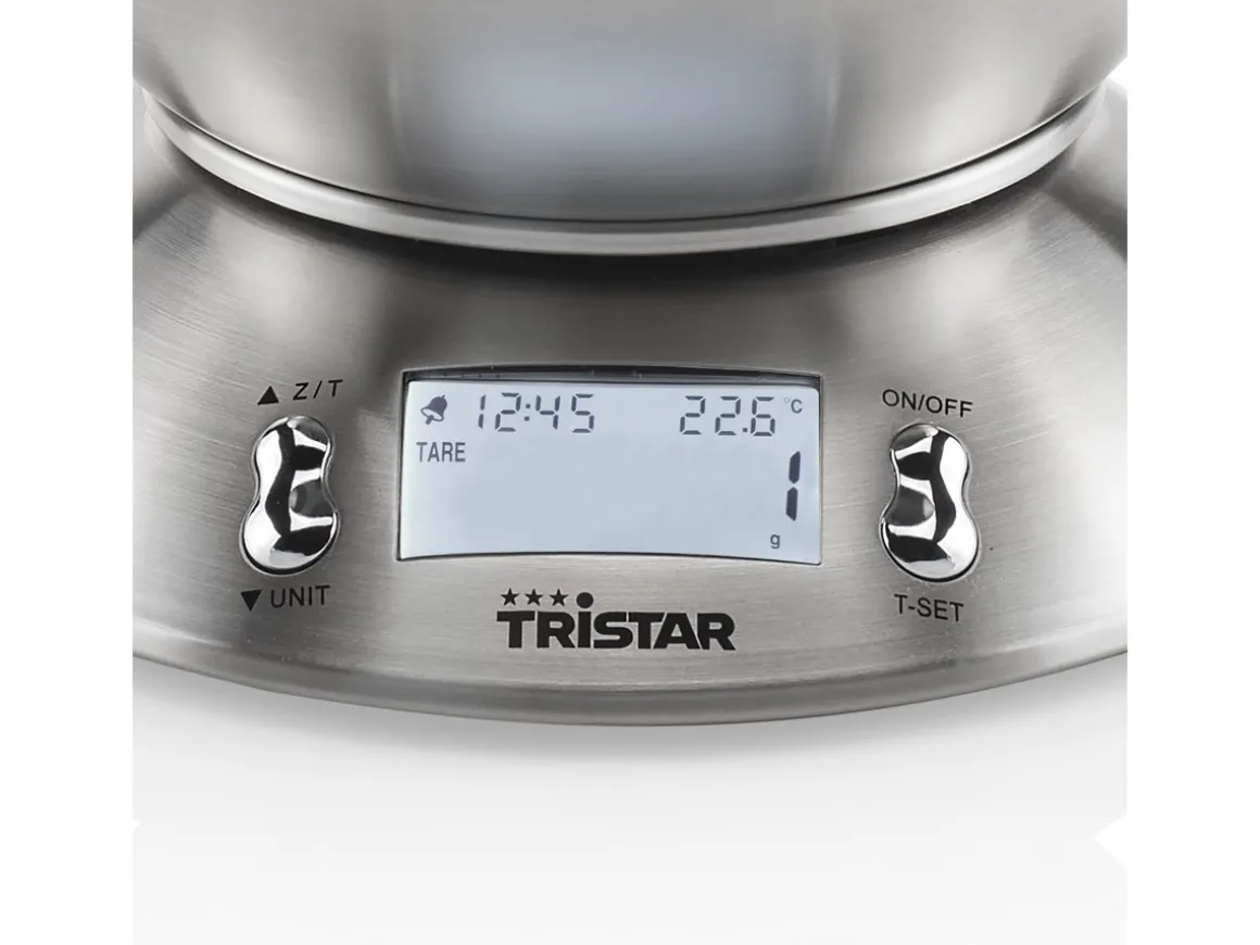 Tristar Keukenweegschaal met Mengkom 5kg