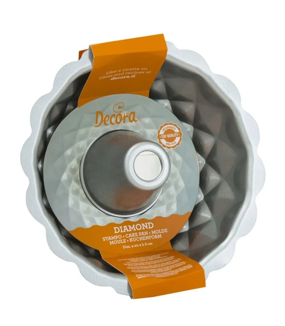 Tulband Bakvorm Ciambella Diamante Ø20x8(h) cm