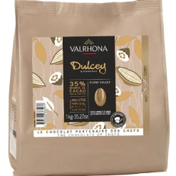 Valrhona Chocolade Druppels Blond Dulcey (35%) 1kg