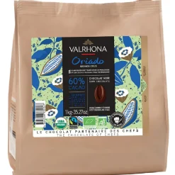Valrhona Chocolade Druppels Puur Oriado (60%) 1kg