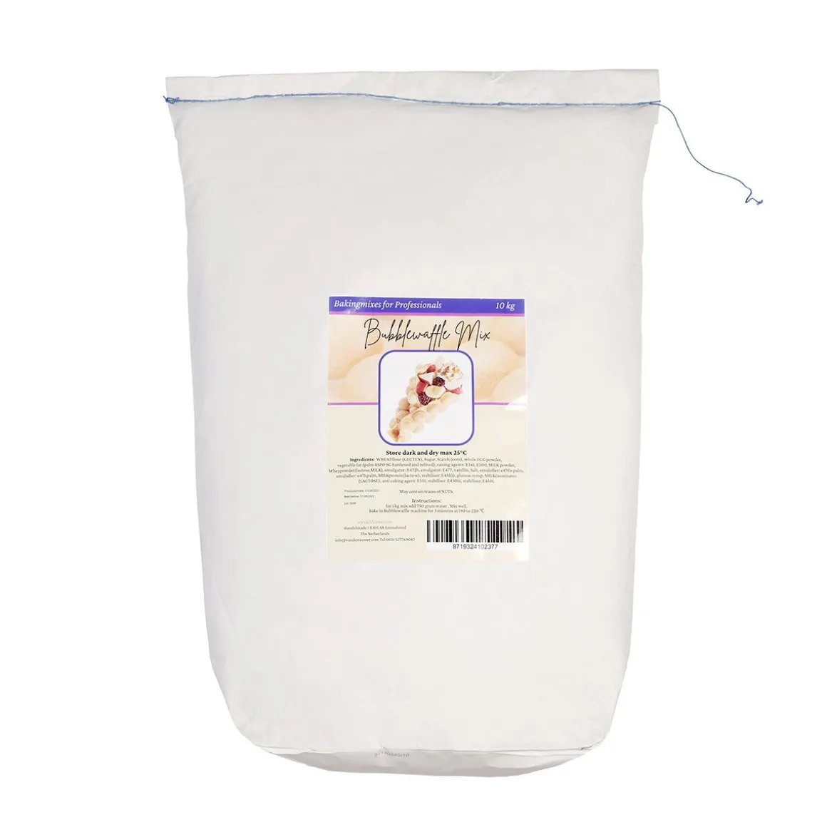 VanDeMeester Bubblewafelmix 10kg
