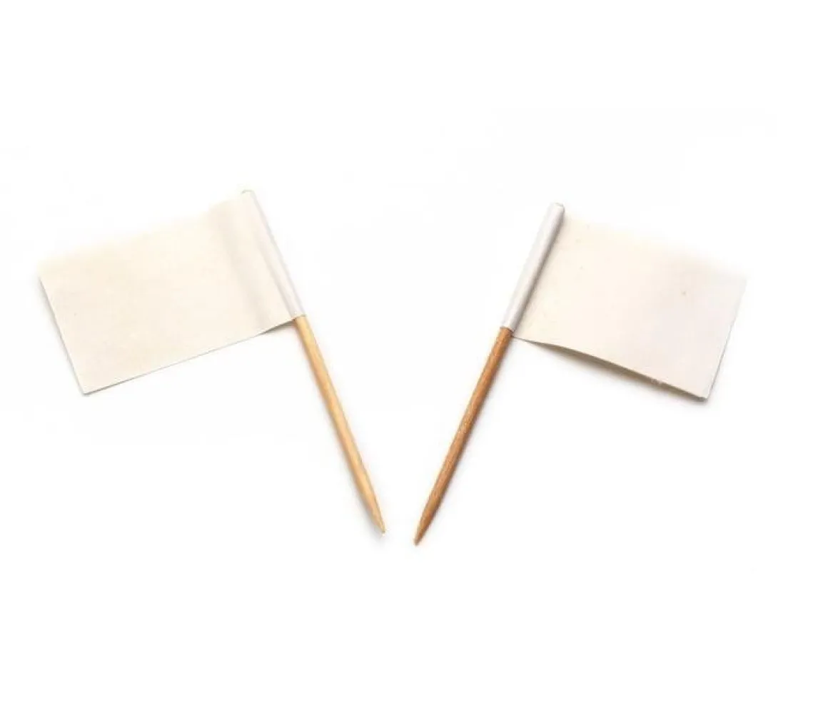 Vlagprikker Wit 500st.