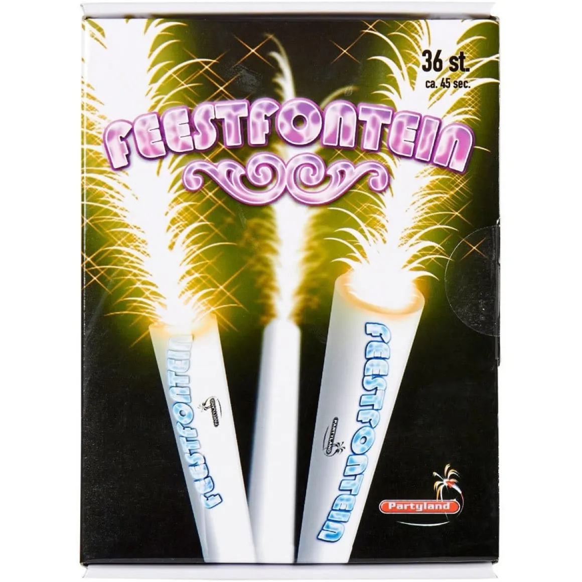 Vuurwerk Feestfontein met Voetje Zilver 45sec. 36st.