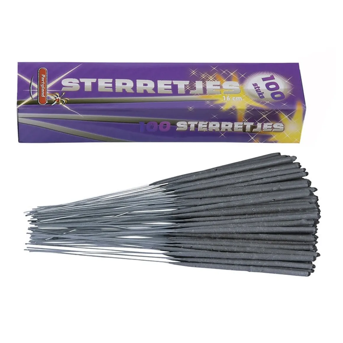 Vuurwerk Sterretjes 16cm 100st.
