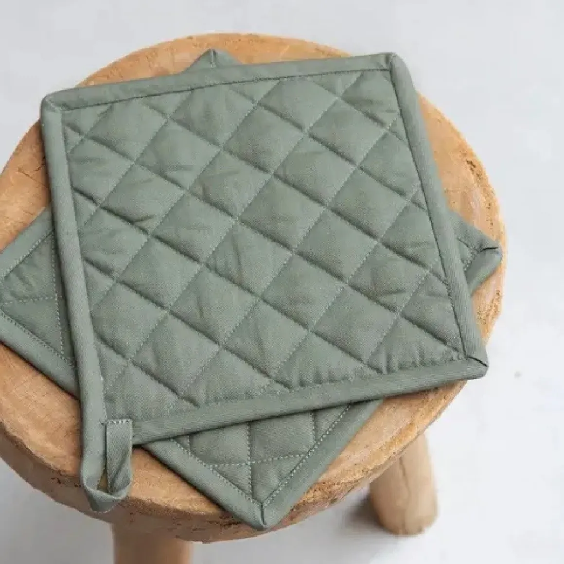 Walra Pannenlap Legergroen Set/2