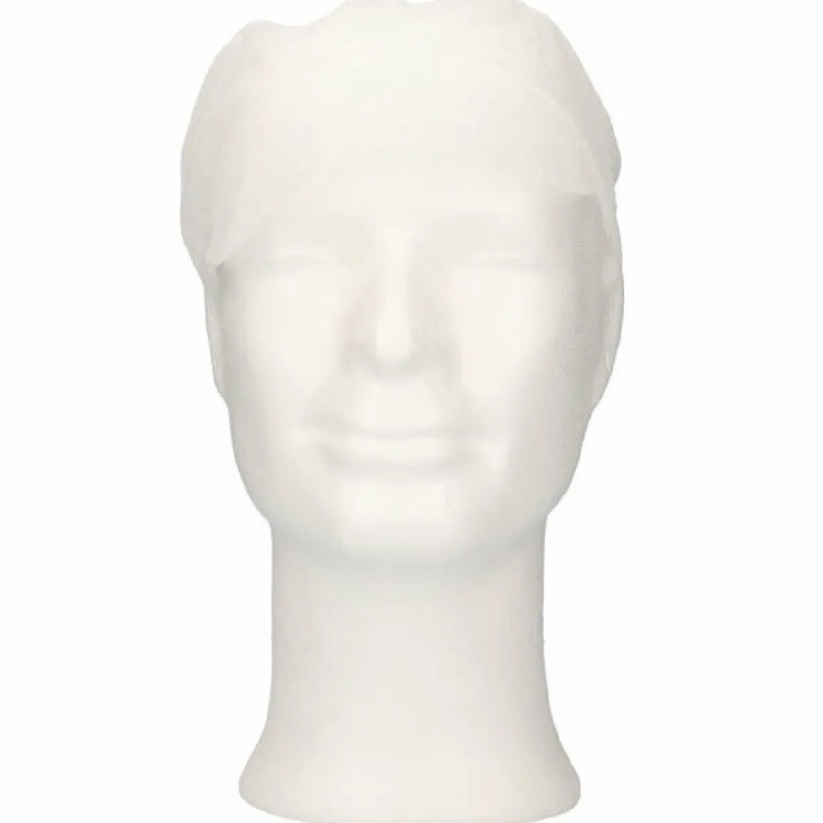 Wegwerppet Wit met Klep 100st.