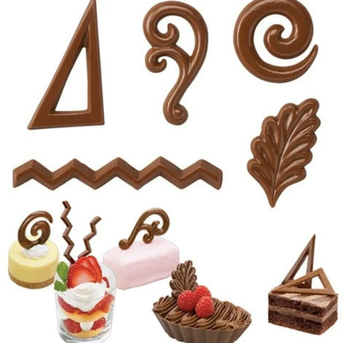 Wilton Chocolademal Galettes (10x)