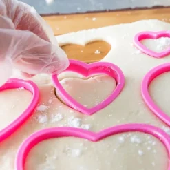 Wilton Hartjes Koekjesuitsteker Glad Set/6