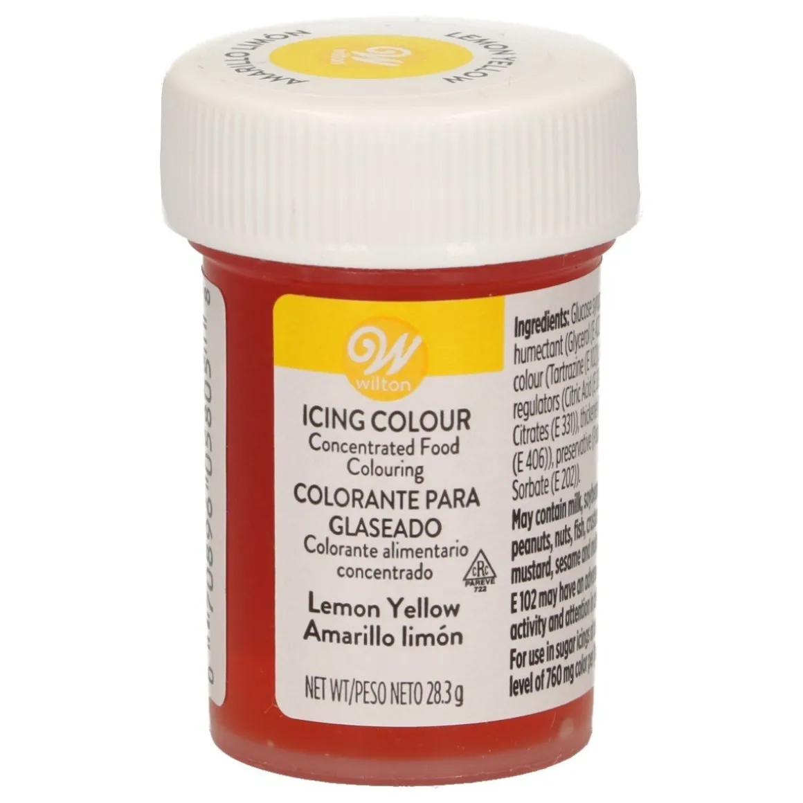 Wilton Kleurstof Gel Geel 28g