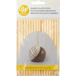 Wilton Lollystokjes Bamboe 12cm 30 stuks