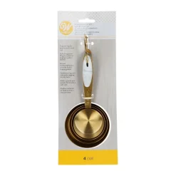 Wilton Maatbekers Goud Set/4