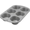Wilton Muffin / Cupcake Bakvorm Jumbo 6 stuks