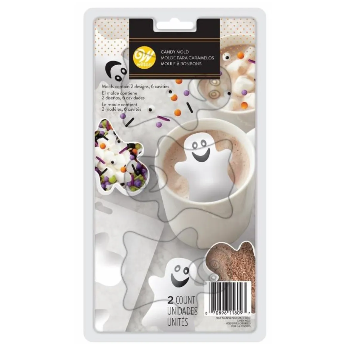 Wilton Plastic Bonbonvorm Choco Bomb Spook Set/2