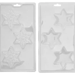 Wilton Plastic Bonbonvorm Choco Bomb Sneeuwvlok Set/2