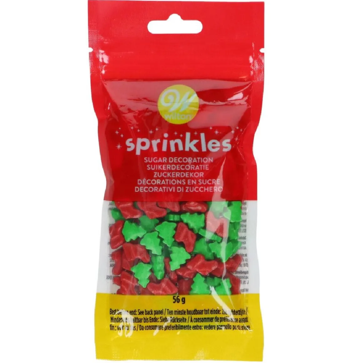 Wilton Sprinkles Kerstbomen & Kerstsokken 56g