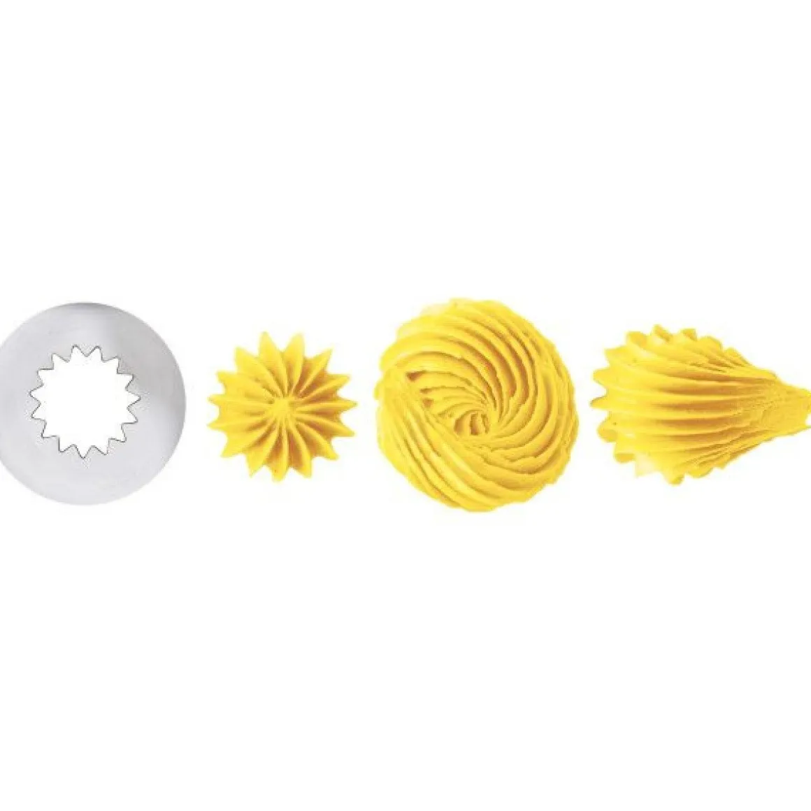 Wilton Spuitmondje #6B en Spuitzakken Set/3