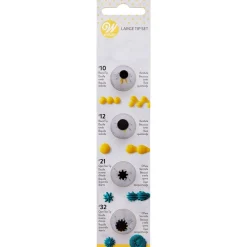 Wilton Spuitmondje Set/4 #010 #012 #021 #032