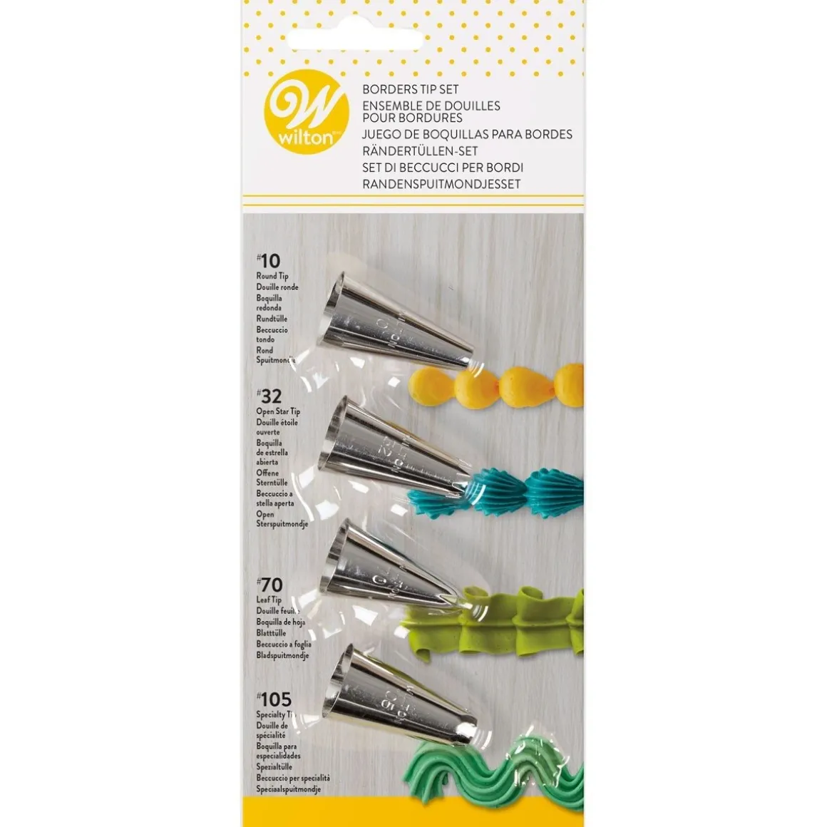 Wilton Spuitmondjes Set/4