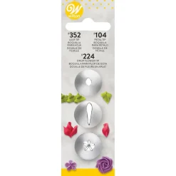 Wilton Spuitmondjes Set #104, #352, #224