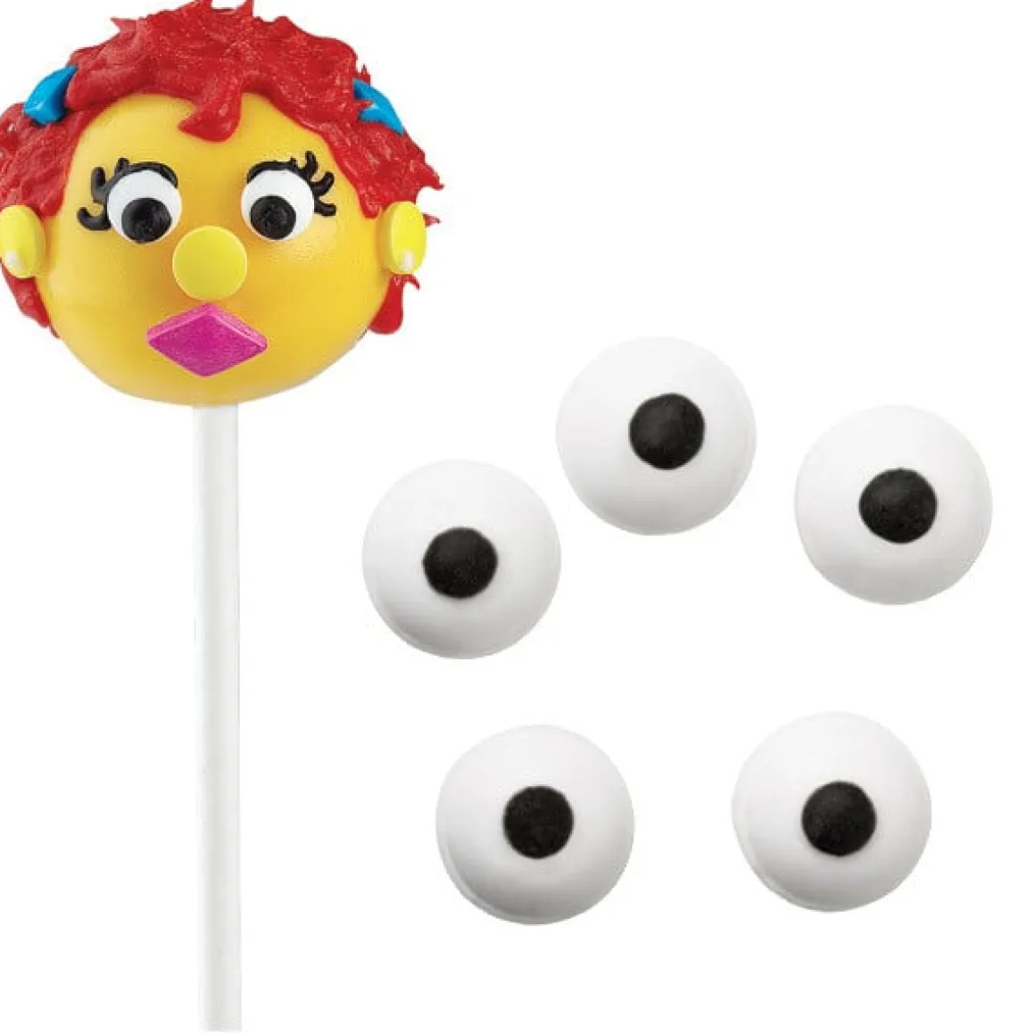 Wilton Suikerfiguren Oogjes 57g (Ø10mm)