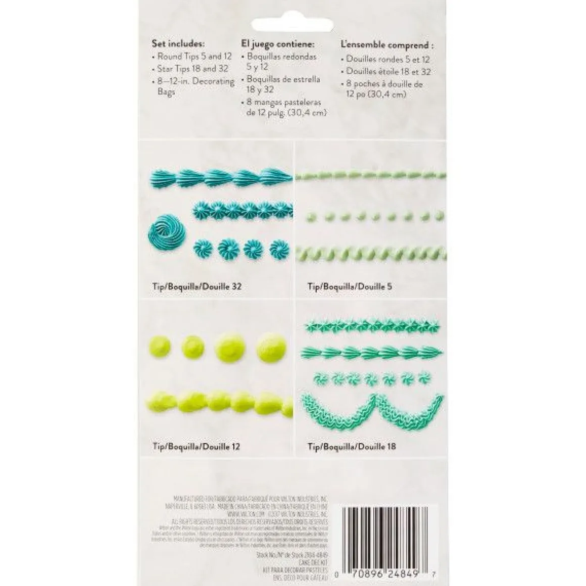 Wilton Taartdecoratie Set/12