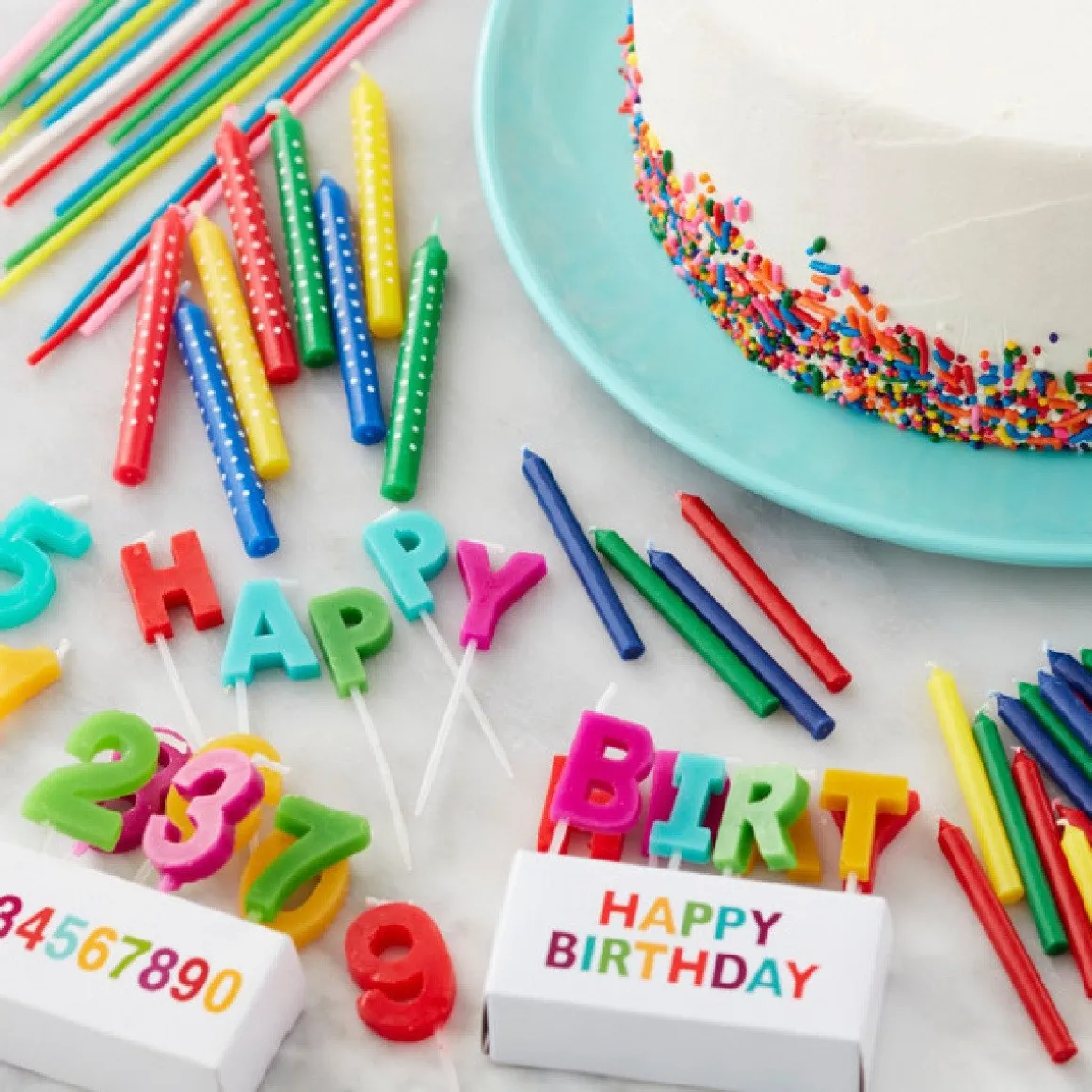 Wilton Taartkaarsjes Nummers Set/10